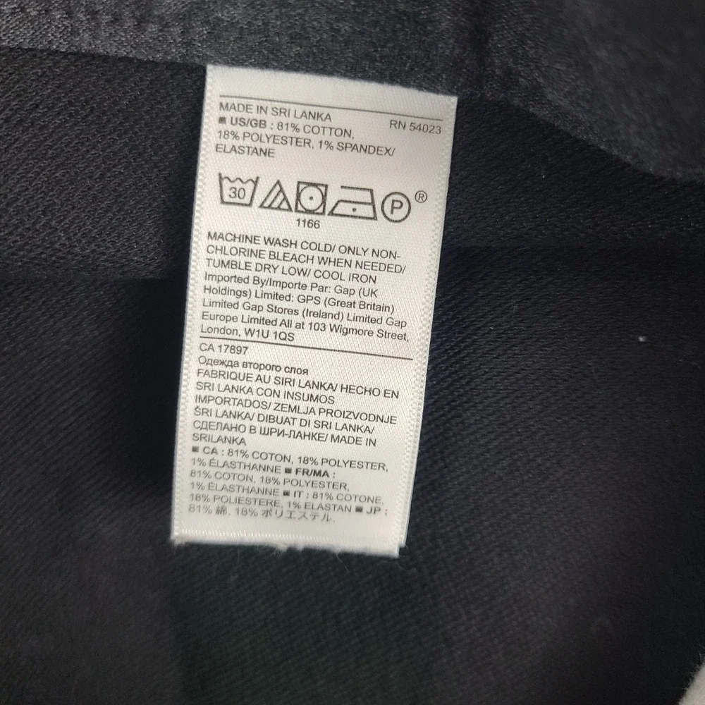 Banana Republic Traveler Pants Mens 32x32 Dark Gray Athletic Tapered Fit Chino
